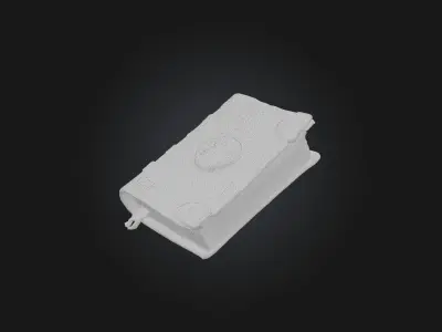 Apocalypse journal Low-poly 3D model