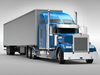 Kenworth W900 3D model