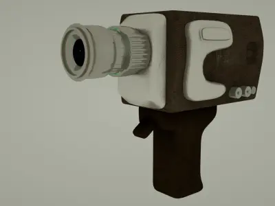 8 millimeter movie camera 3D model