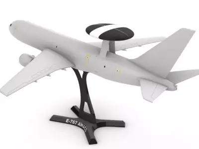 Boeing E-767 AWACS 3D print model purchase