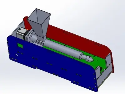 extruder  filament machine  3D model