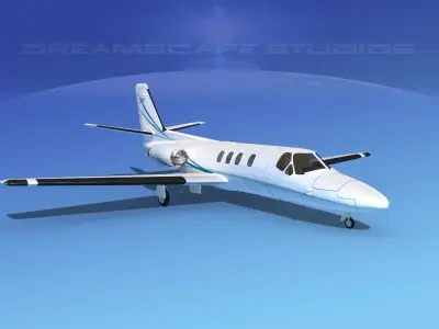 Cessna 500 Citation I V02 3D model