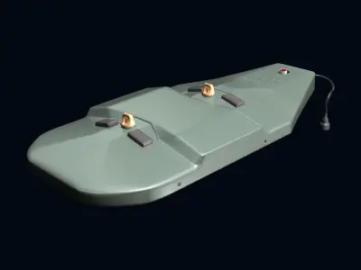 Missile Launcher for Akeron LP 3D model