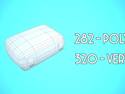 MEDKIT MEDICAL KIT CARTOON STYLIZED Low-poly 3D model