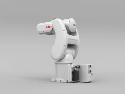 Small Robotic  Arm ABB  IRB 1010 3D model