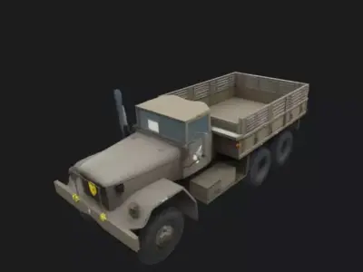 Military Truck 3D Model 3D model from CGTrader
