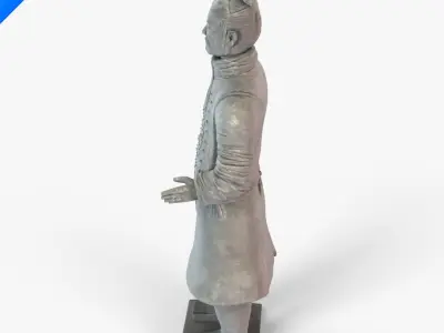 Terracotta Warriors-Middle Ranking Officer 3D model