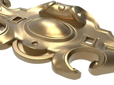 decorative pattern ready for 3D printing 3D model 81