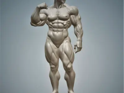 gym lady 3D print model