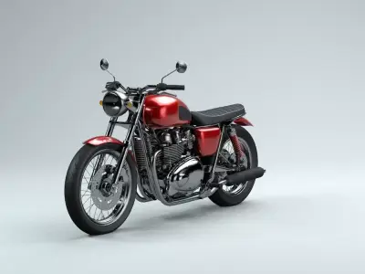 triumph t100 3D model