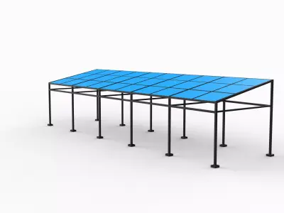 parking frame 3D model