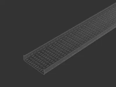 Cable Tray 225mm x 3000mm TYPE1 3D model