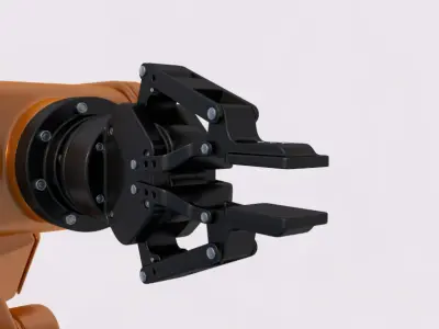 mechanical robot arm Kuka 3D model