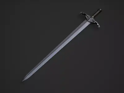 Sword 2 Low-poly 3D model