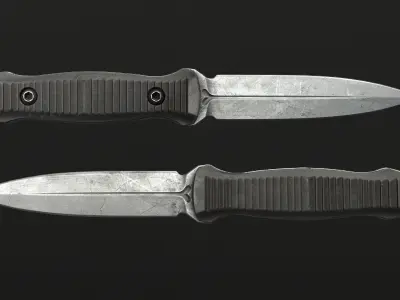Knife Infidel  Low-poly 3D model