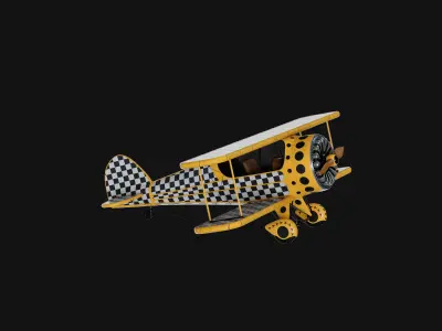 Light Aircraft 3D model get