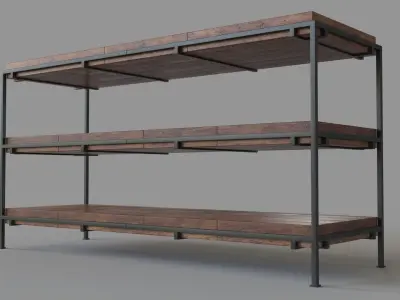 Barton 60  Media Console 3D model