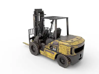 Forklift  Dirty  3D model
