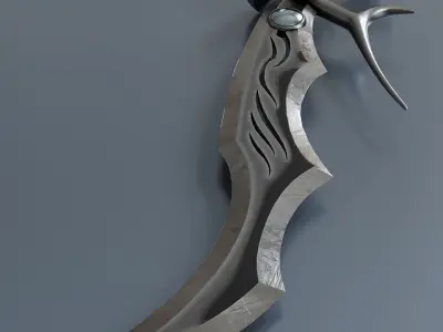 Fantasy Melee Weapon A3 Low-poly 3D model