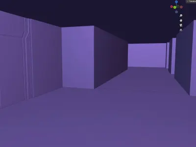 Underground Laboratory  Low-poly 3D model