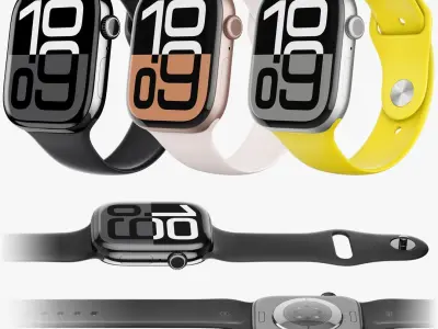 Apple Watch Series 10 Aluminum All colors 3D model purchase