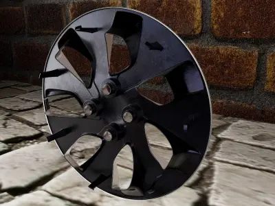 KIA car disk Free 3D model