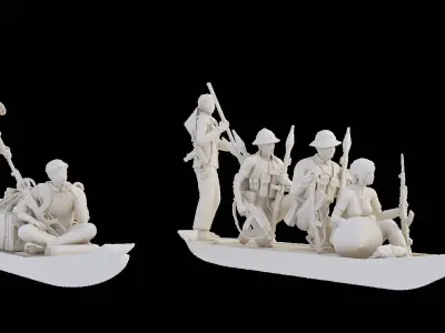 Vietcong on the River 1-35  3D print model