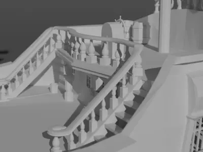 Pirate Ship Low Poly Low-poly 3D model
