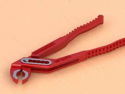 PLIERS WRENCHES  3D model
