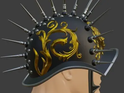 Custom Roman Helmet 3D print model 3D print model