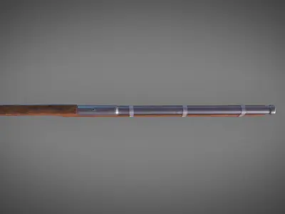 Medieval HandCannon Lowpoly 3D Model  Low-poly 3D model