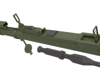 Incendiary Rocket Launcher 3D model by clayyrollershop