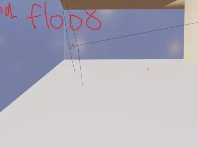 School Low Poly Model Free low-poly 3D model