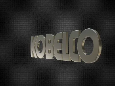 kobelco logo 3D model