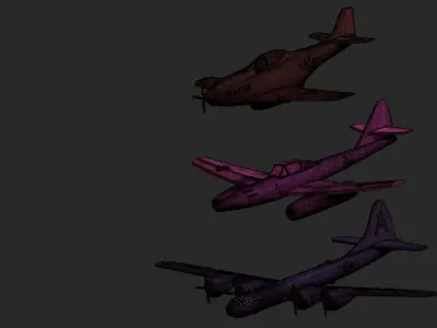 3 jets 3D print model