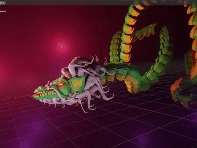 Dragon Low Poly 3D model