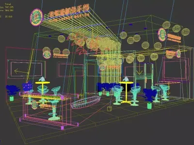 Exhibition - Area -6X9-3DMAX2012-015 3D model