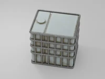 Water tank Free low-poly 3D model purchase