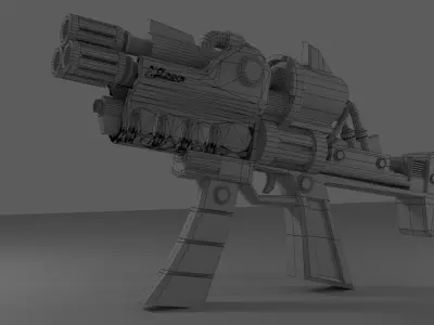 Weapon X cyber 3D model