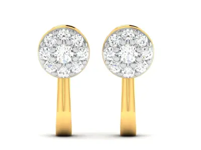 Diamond Earring 3D print model