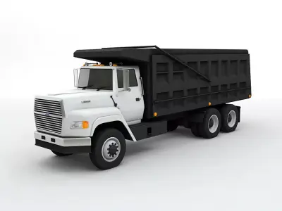 Dump Truck L9000 3D model