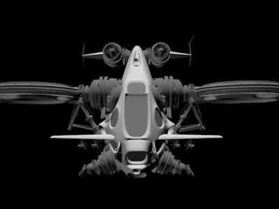 Helicopter 3D model purchase