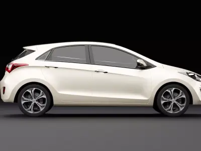 Hyundai i30 3D model by RenderRides