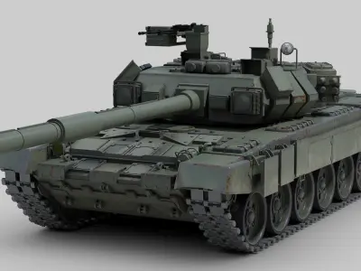 T 90 Russian Tank 3D model