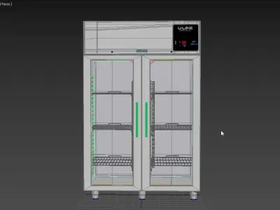 U-Line Refrigerators Glass Display UCRE553-SG71A 3D model