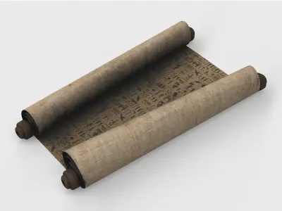 scroll 01 3D model