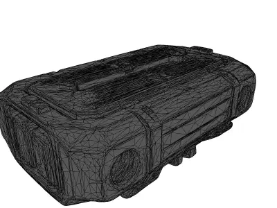 SciFi Industrial Tech Crate 3D model