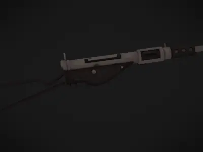 Adventurous - Sten Machine Gun - Rigged Animated Low-poly 3D model