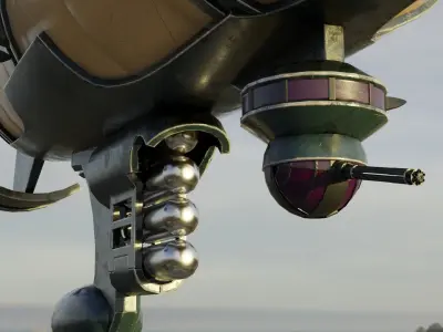 Airship Kirov  Low-poly 3D model