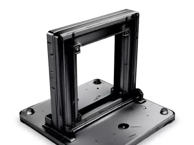 SciFi Metal Frame Display Stand Low-poly 3D model